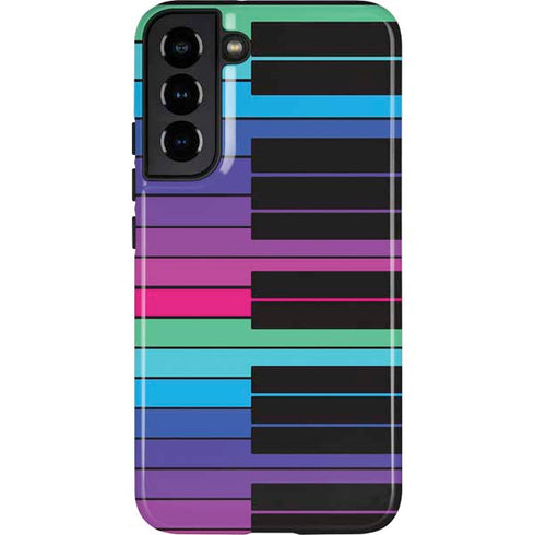 Color Piano Keys Galaxy S22 Plus Pro Case