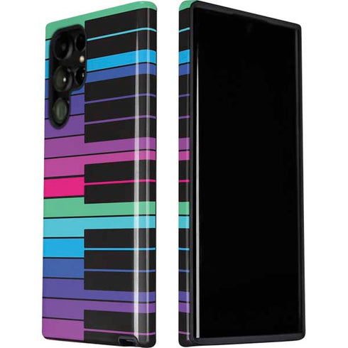 Color Piano Keys Galaxy S22 Ultra Pro Case