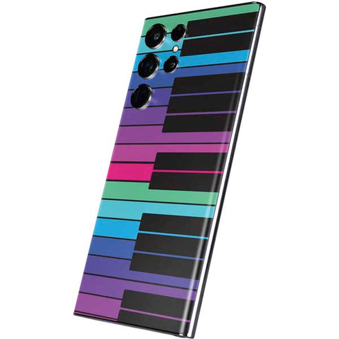 Color Piano Keys Galaxy S22 Ultra Skin