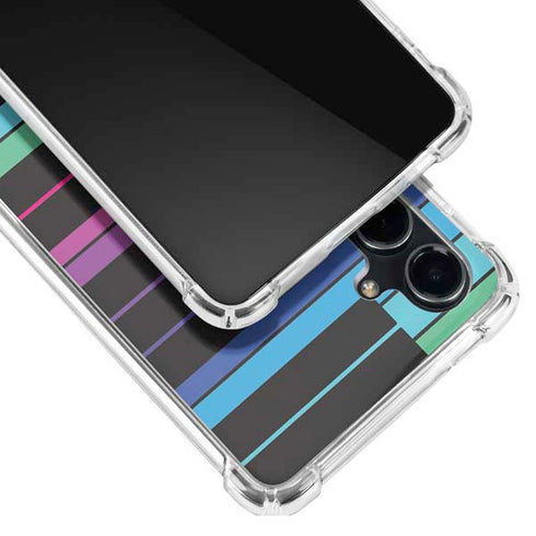 Color Piano Keys Galaxy S23 FE Clear Case