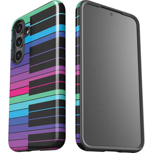 Color Piano Keys Galaxy S24 Plus Impact Case