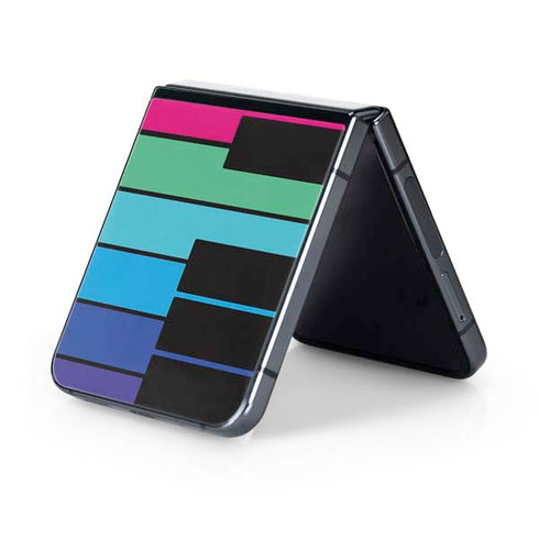 Color Piano Keys Galaxy Z Flip5 5G Skin