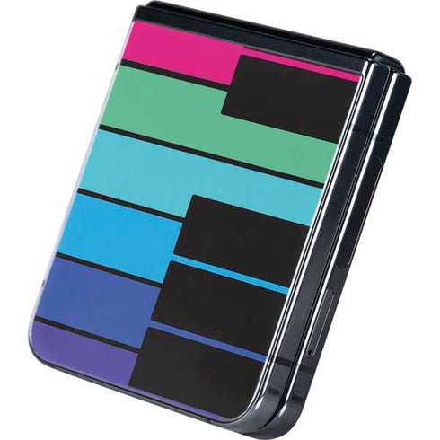 Color Piano Keys Galaxy Z Flip5 5G Skin