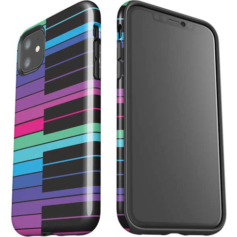 Color Piano Keys iPhone 11 Impact Case