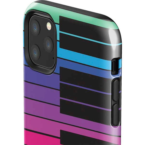 Color Piano Keys iPhone 11 Pro Max Impact Case