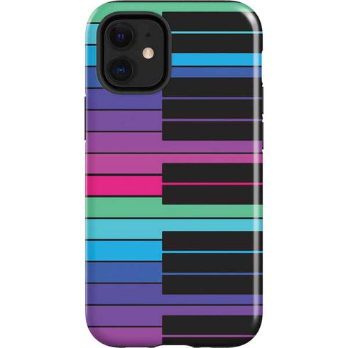Color Piano Keys iPhone 12 Mini Impact Case