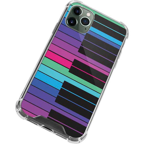Color Piano Keys iPhone 12 Pro Clear Case