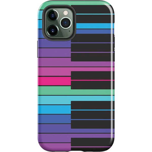 Color Piano Keys iPhone 12 Pro Max Impact Case