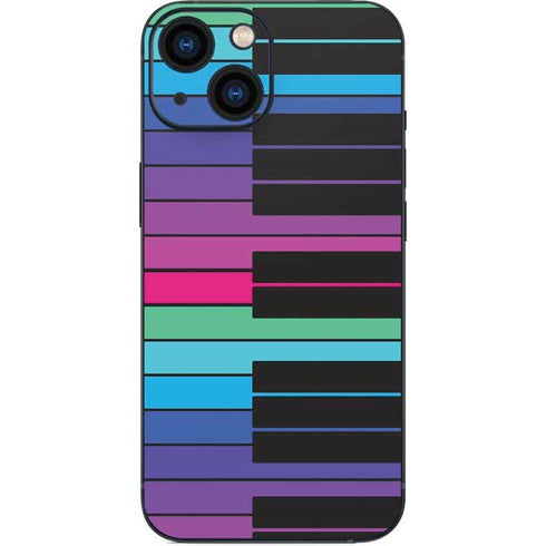 Color Piano Keys iPhone 13 Mini Skin