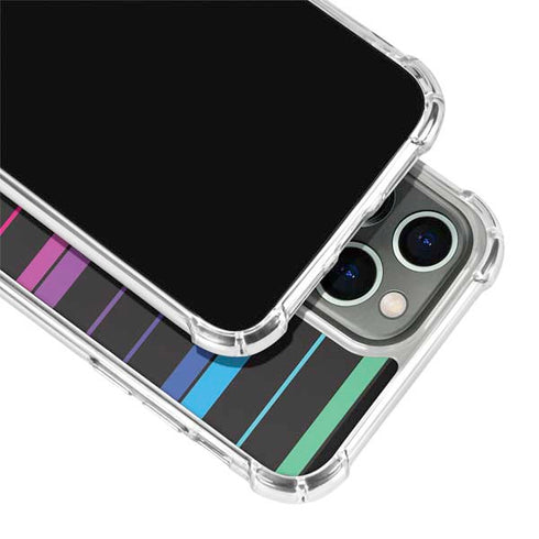 Color Piano Keys iPhone 13 Pro Max Clear Case