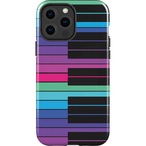 Color Piano Keys iPhone 13 Pro Max Impact Case