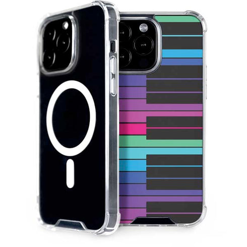 Color Piano Keys iPhone 13 Pro Max MagSafe Case