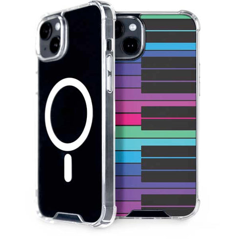 Color Piano Keys iPhone 14 MagSafe Case