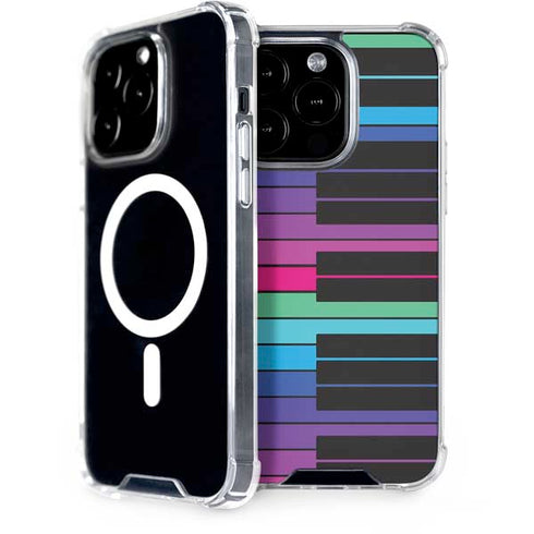 Color Piano Keys iPhone 15 Pro MagSafe Case