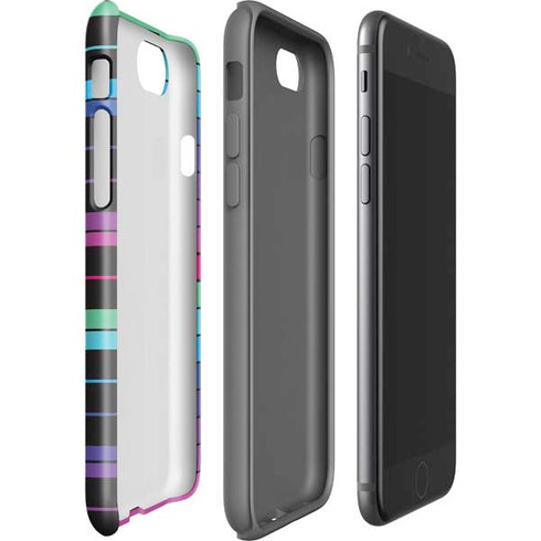 Color Piano Keys iPhone SE (2nd & 3rd Gen) Pro Case