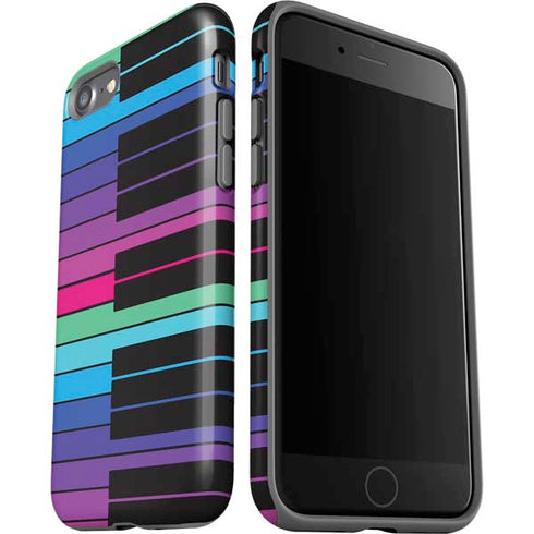 Color Piano Keys iPhone SE (2nd & 3rd Gen) Pro Case
