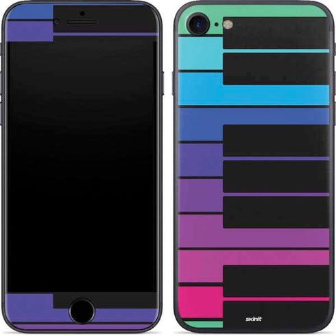Color Piano Keys iPhone SE (2nd & 3rd Gen) Skin