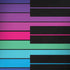 Color Piano Keys iPhone X Pro Case