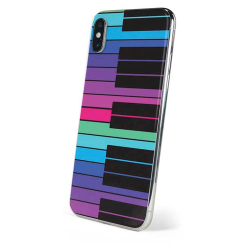 Color Piano Keys iPhone X Skin