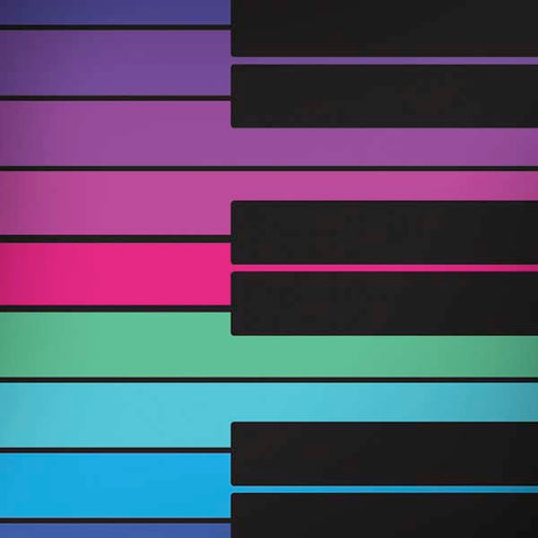 Color Piano Keys iPhone X Skin