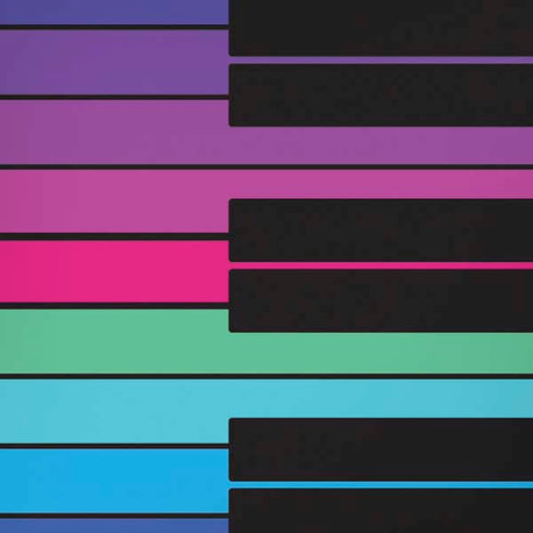 Color Piano Keys iPhone XR Skin