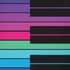 Color Piano Keys iPhone XR Skin