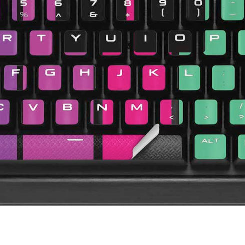 Color Piano Keys K95 RGB PLATINUM Mechanical Gaming Keyboard Skin