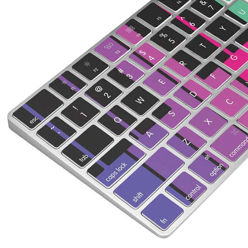 Color Piano Keys Magic Keyboard Skin