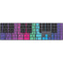 Color Piano Keys Magic Keyboard with Numeric Keypad Skin