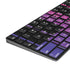 Color Piano Keys Magic Keyboard with Numeric Keypad Skin