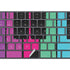 Color Piano Keys Magic Keyboard with Numeric Keypad Skin