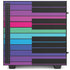 Color Piano Keys NZXT H510 Compact ATX Mid-Tower Case Skin
