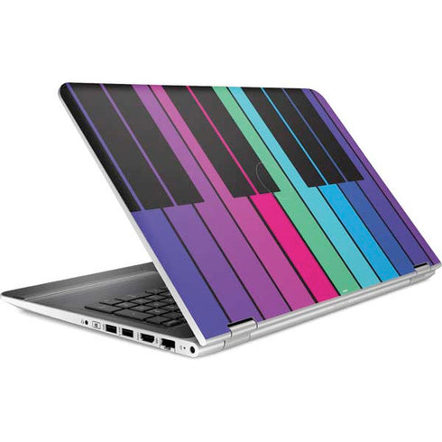 Color Piano Keys HP Pavilion Skin