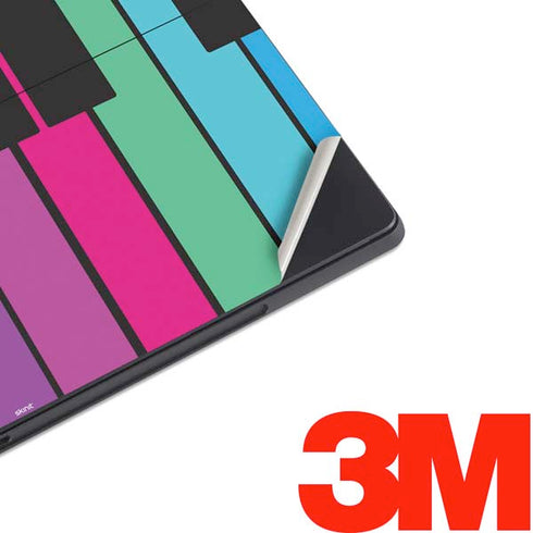Color Piano Keys Surface Pro 7 Skin