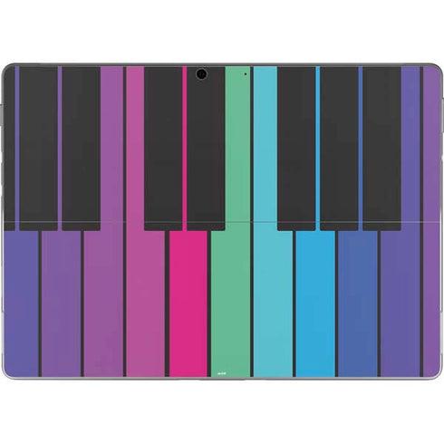 Color Piano Keys Surface Pro 9 Skin