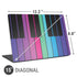 Color Piano Keys Universal Laptop 15in (12.2 x 8.8in) Skin