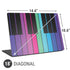 Color Piano Keys Universal Laptop 18in (14.6 x 10.6in) Skin