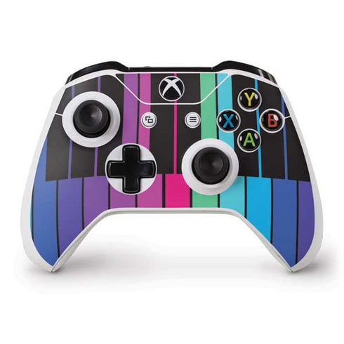 Color Piano Keys Xbox One S Controller Skin
