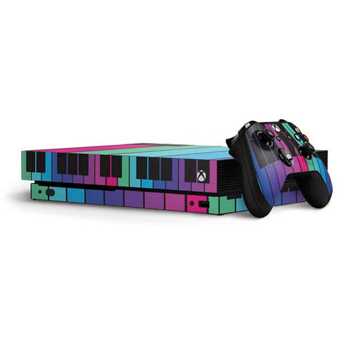 Color Piano Keys Xbox One X Bundle Skin