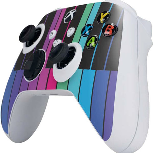 Color Piano Keys Xbox Series S Controller Skin