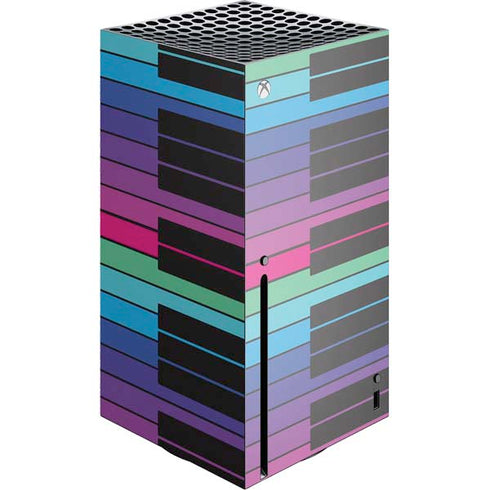 Color Piano Keys Xbox Series X Console Skin