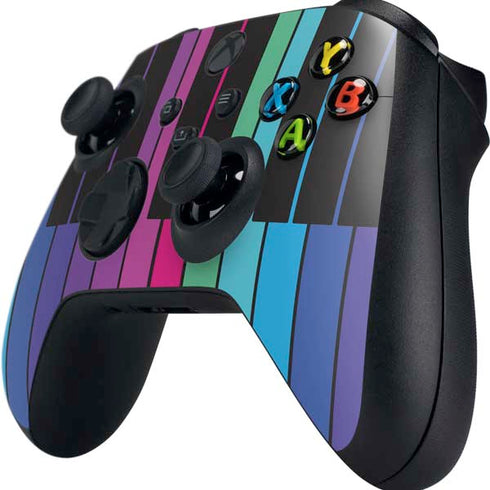 Color Piano Keys Xbox Series X Controller Skin