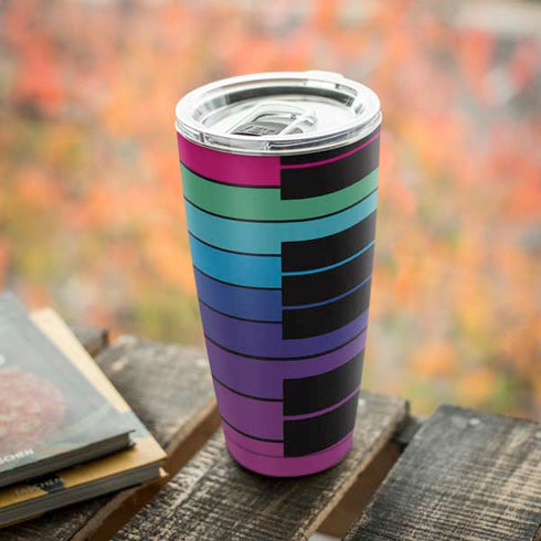 Color Piano Keys Yeti 20oz Tumbler Skin