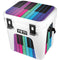Color Piano Keys YETI Roadie 24 Hard Cooler Skin