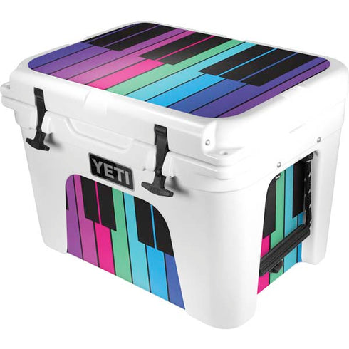 Color Piano Keys YETI Tundra 35 Hard Cooler Skin