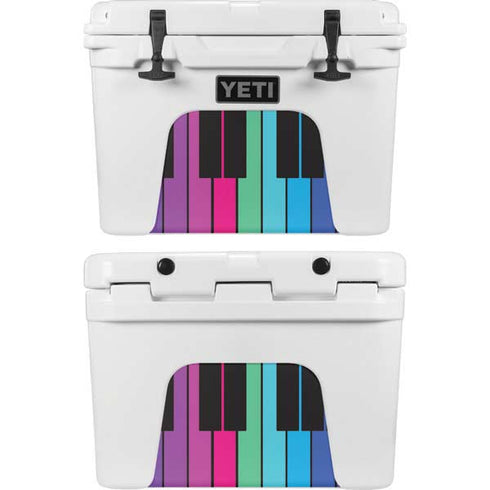 Color Piano Keys YETI Tundra 35 Hard Cooler Skin