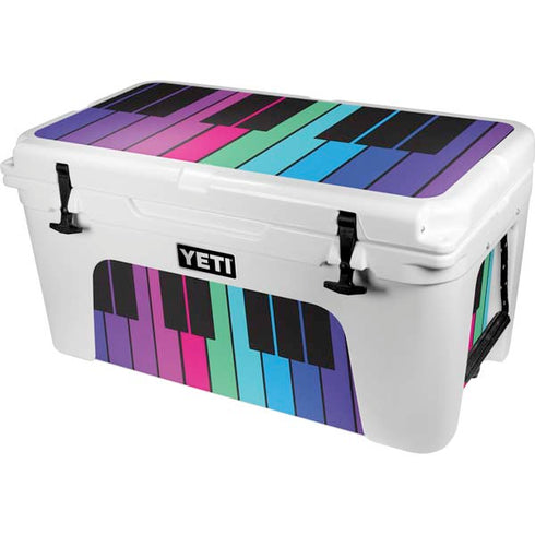 Color Piano Keys YETI Tundra 65 Hard Cooler Skin