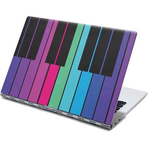Color Piano Keys Yoga 910 2-in-1 14in Touch-Screen Skin