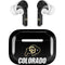 University of Colorado CU Logo on Black Apple AirPods Pro Skin