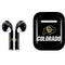 University of Colorado CU Logo on Black Apple AirPods Skin